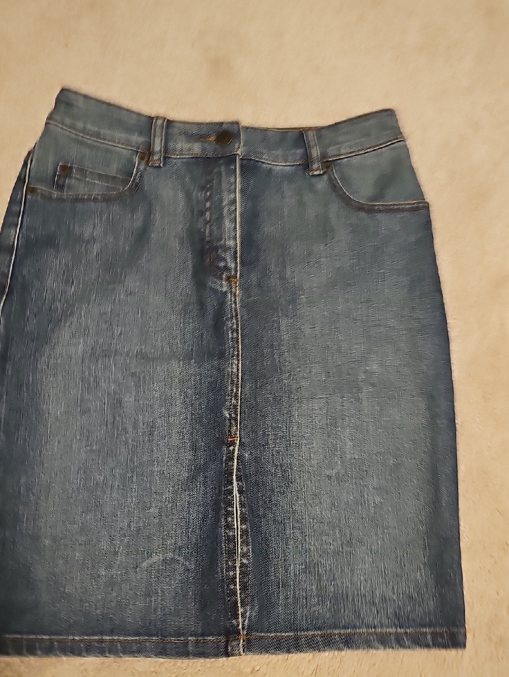 The Limited Straight Denim Skirt Size O LNWOT